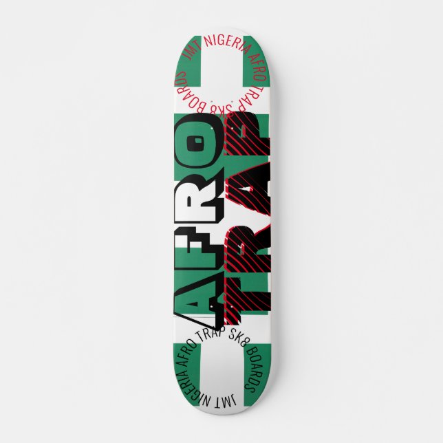 AFRO TRAP JMT NIGERIA Skateboard (Vorne)