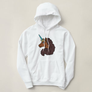 Afro Unicorn Einzigartig Hoodie