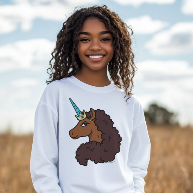 Afro Unicorn | Einzigartig T-Shirt (Von Creator hochgeladen)