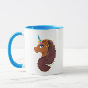 Afro Unicorn   Einzigartig Tasse