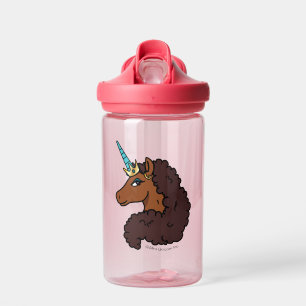 Afro Unicorn   Einzigartig Trinkflasche