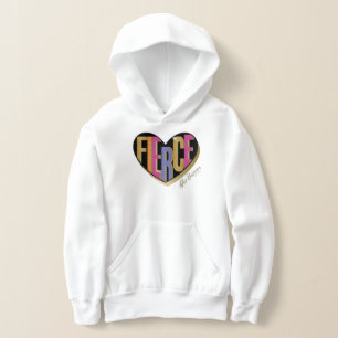 Afro Unicorn Fierce Herzdesign Hoodie