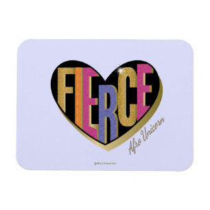 Afro Unicorn Fierce Herzdesign Magnet