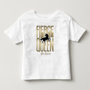 Afro Unicorn Fierce Queen Kleinkind T-shirt