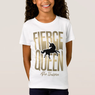 Afro Unicorn Fierce Queen T-Shirt