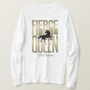 Afro Unicorn Fierce Queen T-Shirt