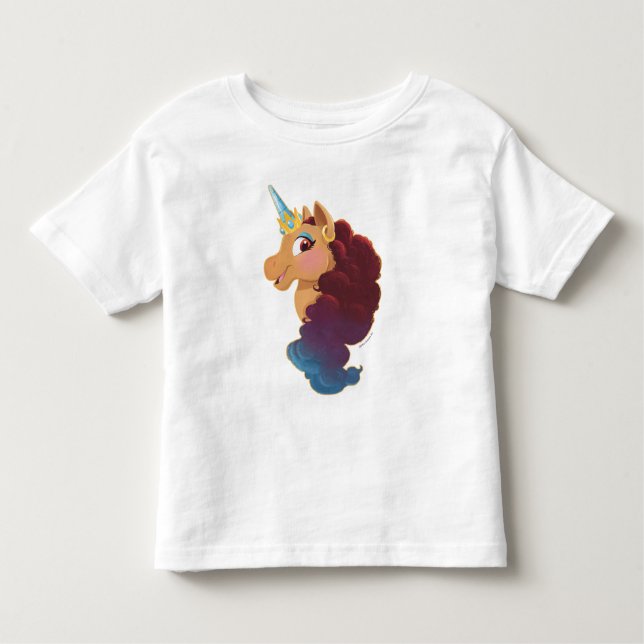 Afro Unicorn | Göttlich das Einhorn Kleinkind T-shirt (Vorderseite)