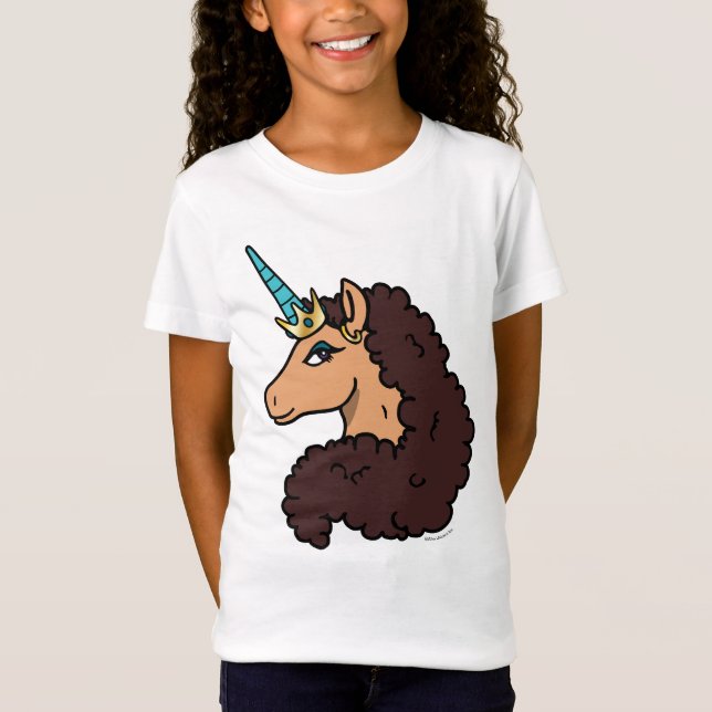 Afro Unicorn | Göttlich T-Shirt (Vorderseite)