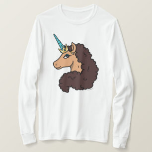 Afro Unicorn   Göttlich T-Shirt