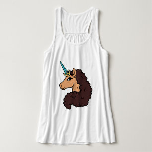Afro Unicorn   Göttlich Tank Top