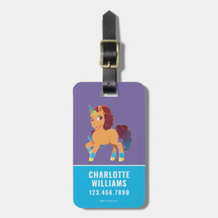 Afro Unicorn   göttliche Prancing Gepäckanhänger