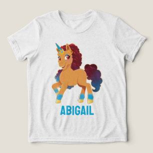 Afro Unicorn göttliche Prancing Tri-Blend Shirt