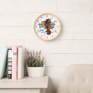 Afro Unicorn "Made of Magic" Trio Design Uhr