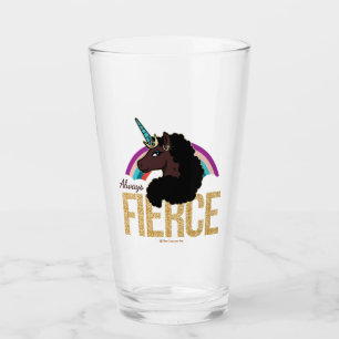 Afro Unicorn Magical - Always Fierce Glas
