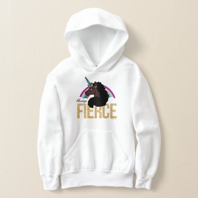 Afro Unicorn | Magical - Always Fierce Hoodie (Ablage )