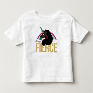 Afro Unicorn Magical - Always Fierce Kleinkind T-shirt