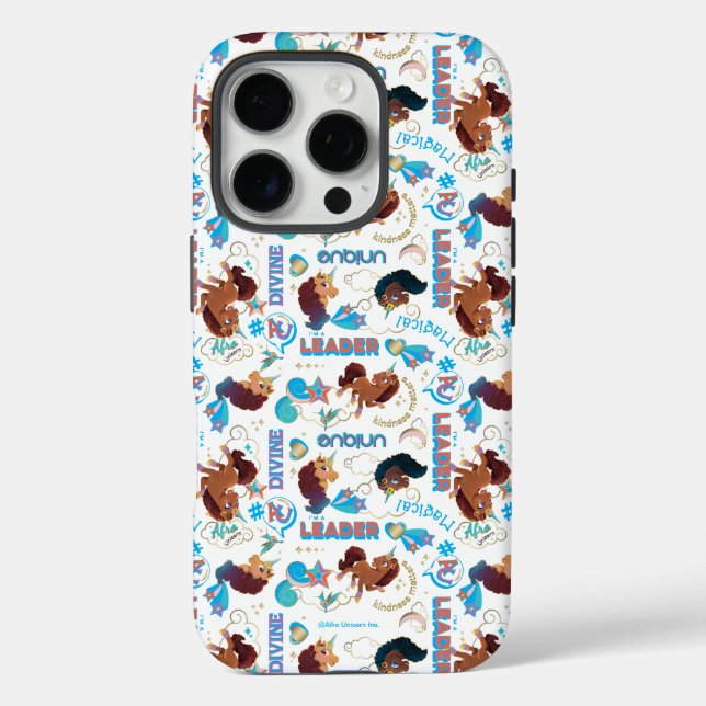 Afro Unicorn Magical Empowerment Muster Case-Mate iPhone Hülle (Rückseite)