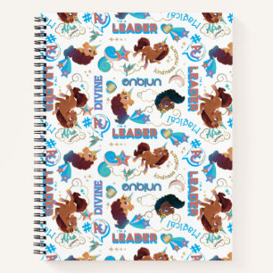 Afro Unicorn Magical Empowerment Muster Notizbuch