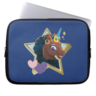 Afro Unicorn Magical Star Laptopschutzhülle