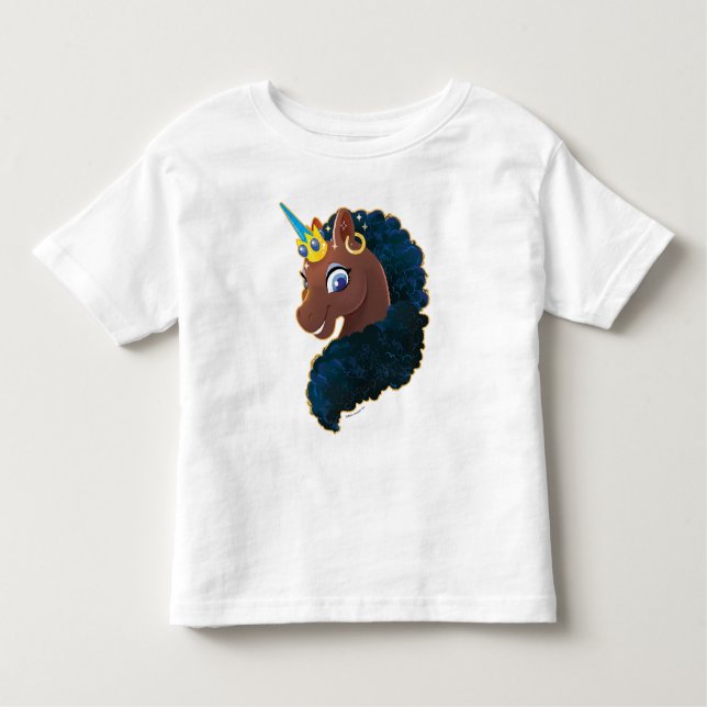 Afro Unicorn | magisch Kleinkind T-shirt (Vorderseite)