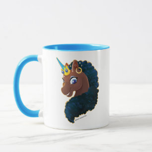 Afro Unicorn   magisch Tasse