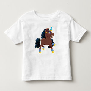 Afro Unicorn   Magisches Prancing Kleinkind T-shirt