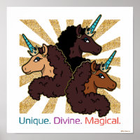 Afro Unicorn Trio: Einzigartig, göttlich und magis