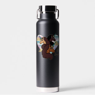 Afro Unicorn Trio Herzdesign Trinkflasche