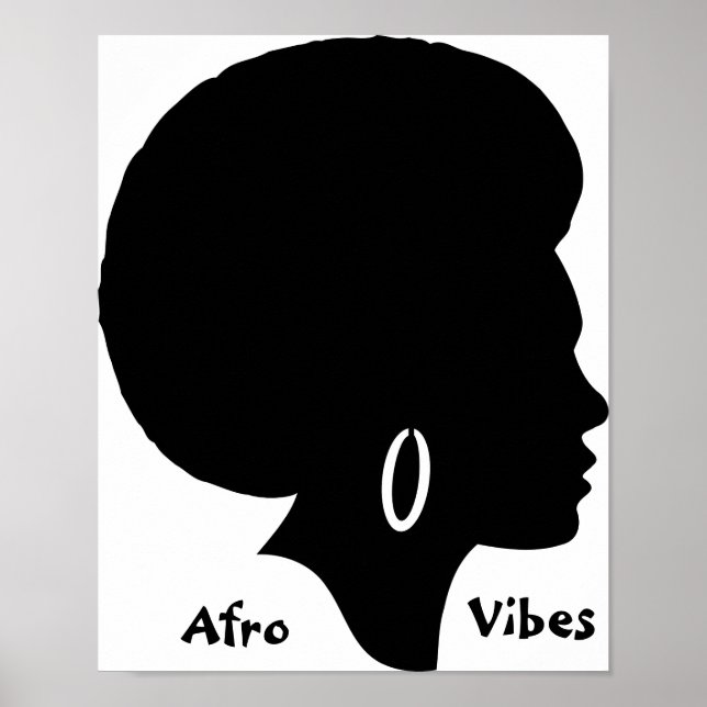 Afro Vibes Art Poster (Vorne)