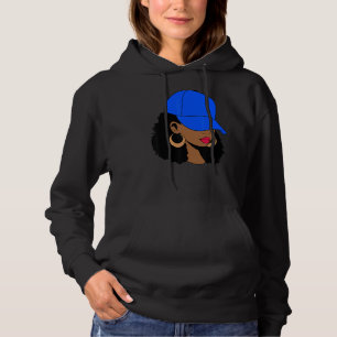 Afro Woman Cap Melanin Schwarze Frau Schwarze Girl Hoodie
