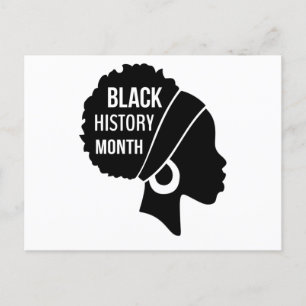 Afro Women Black History Month (2) Ankündigungspostkarte