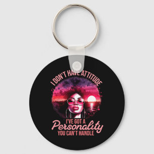 Afro Women Black Pride Afro American Girl Women Schlüsselanhänger