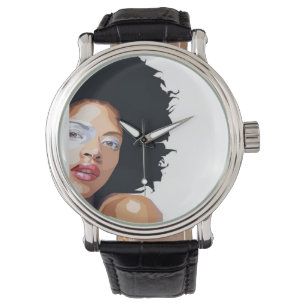 Afro-zentrische Uhr