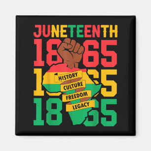 Afroamerikaner 1865 Juneteenth schwarze Geschichte Magnet