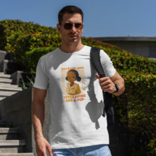 Afroamerikaner Anime Girl T-Shirt
