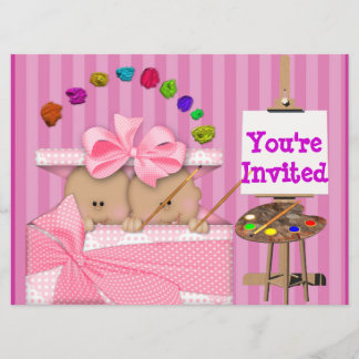 AFROAMERIKANER-DOPPELBaby-DUSCHEN-EINLADUNG Einladung