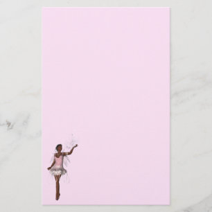 Afroamerikaner-feenhaftes Fantasie-Briefpapier KRW Briefpapier