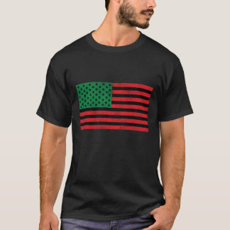 Afroamerikaner-Flaggen-T-Shirt T-Shirt