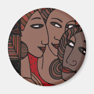 Afroamerikaner-Frauen Magnet