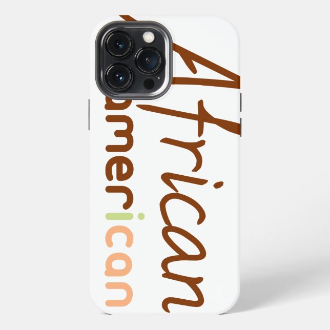 Afroamerikaner iPhone Hülle (Rückseite)