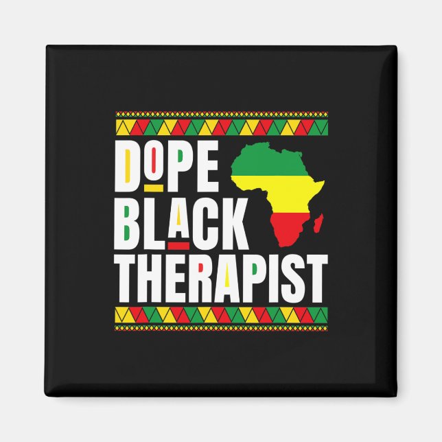 Afroamerikaner - Physikalischer Therapiemedikament Magnet (Vorne)