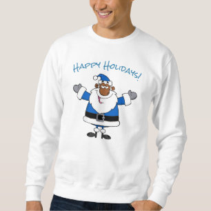 Afroamerikaner-Sankt-Weihnachten Chanukka Kwanzaa Sweatshirt