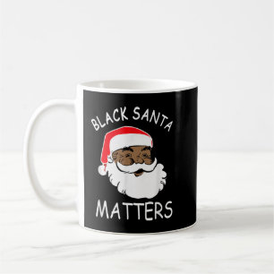 Afroamerikaner Santa Black Matters Weihnachts Paj Kaffeetasse