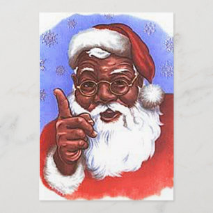 Afroamerikaner-schwarzes Einladung