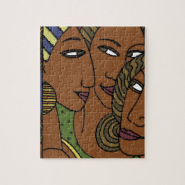 Afroamerikanerfrauen-Schwesterfreunde Puzzle