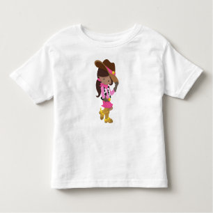 Afroamerikanerin, Cowgirl, Sheriff, Western Kleinkind T-shirt