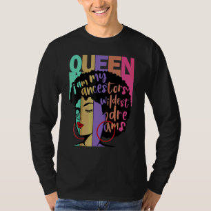 Afroamerikanerin für gebildete starke schwarze Fra T-Shirt