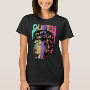 Afroamerikanerin für gebildete starke schwarze Fra T-Shirt