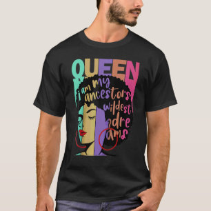Afroamerikanerin für gebildete starke schwarze Fra T-Shirt