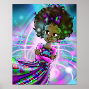 Afroamerikanerin Poster
